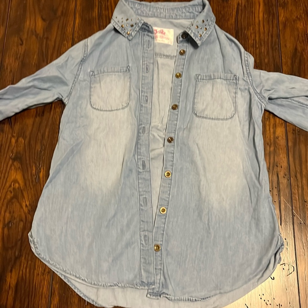 Justice jean shirt